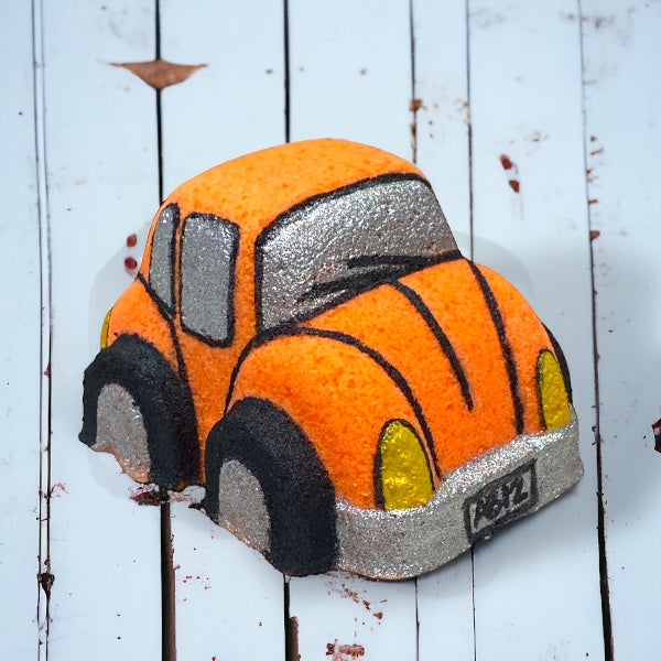 Volkswagen Bug Car Bath Bomb - Orange - Calla Lily Cosmetics + CL kids
