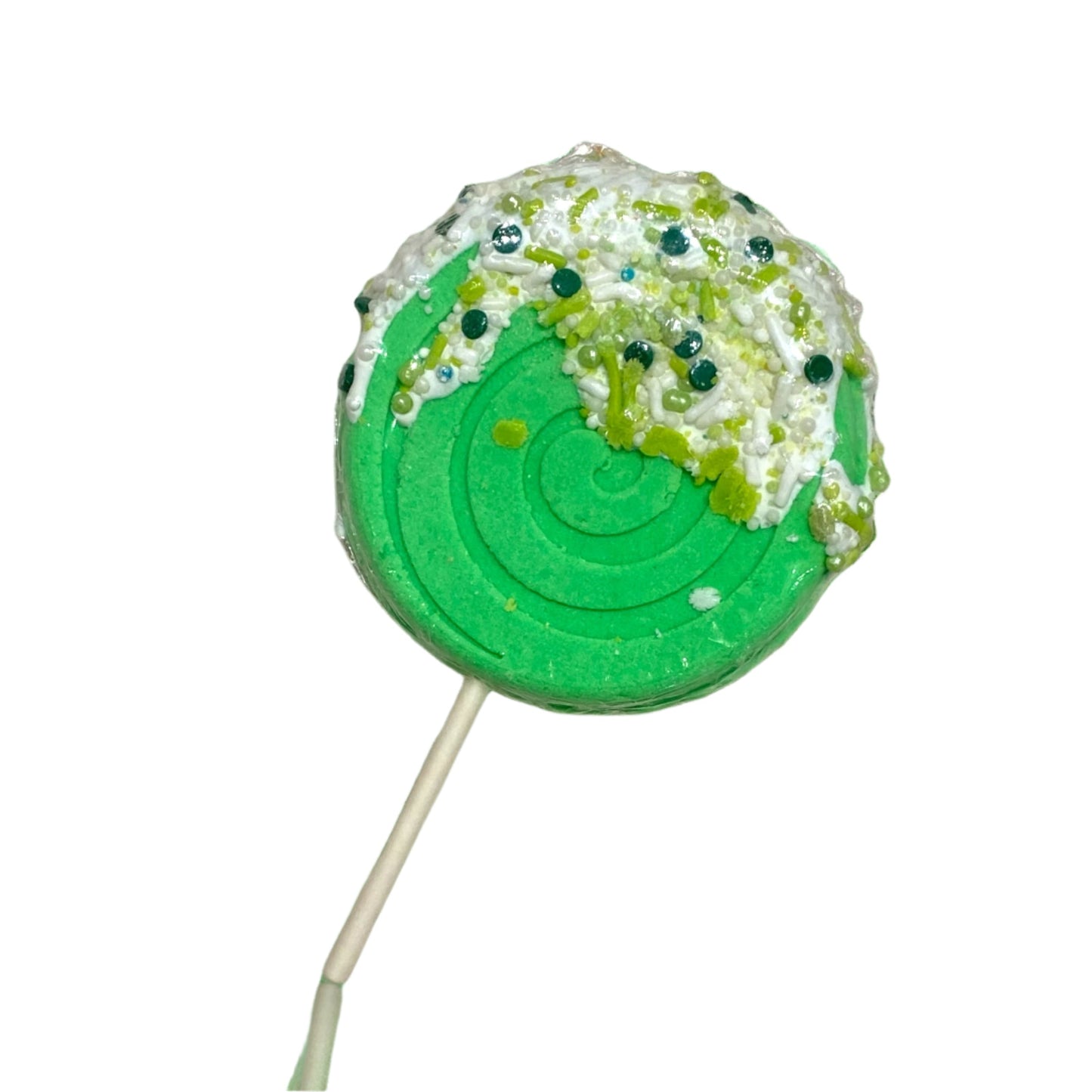 Lollipop Bath Bomb - Green - Calla Lily Cosmetics + CL kids