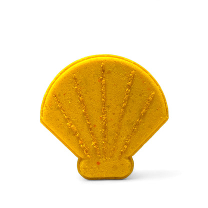 Shell Bath Bomb - Yellow - Calla Lily Cosmetics + CL kids