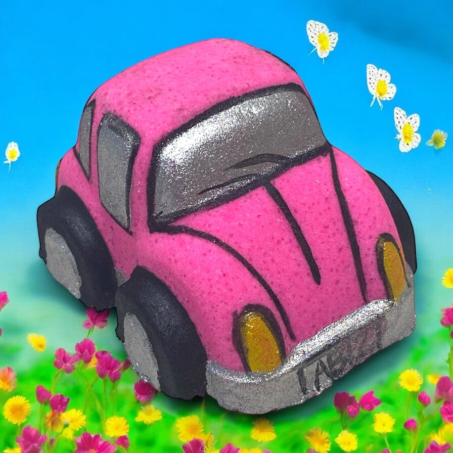 Volkswagen Bug Car Bath Bomb - Pink