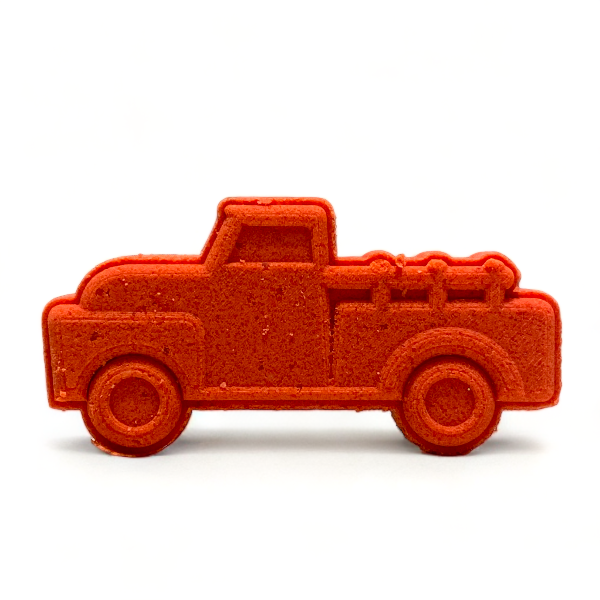 Vintage Truck Bath Bomb - Red Orange - Calla Lily Cosmetics + CL kids