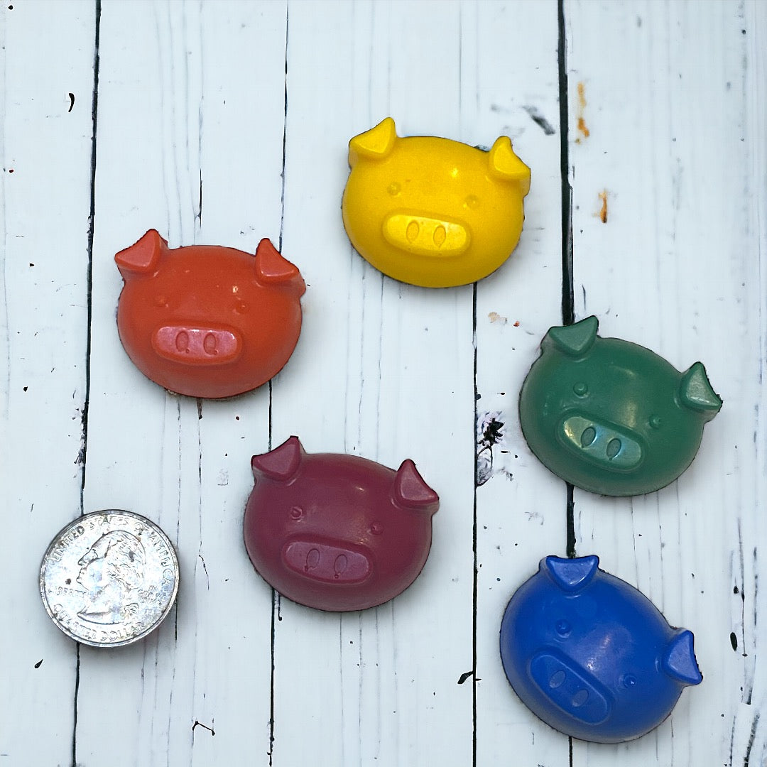 Piggy Bath Crayon Soaps - Calla Lily Cosmetics + CL kids