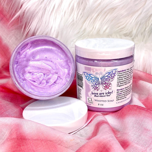 Boys are Icky! Mad About You Whipped Soap - Calla Lily Cosmetics + CL kids