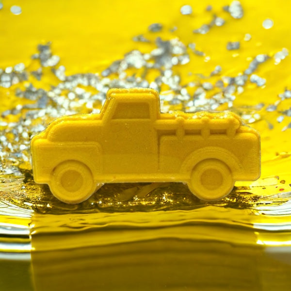 Vintage Truck Bath Bomb - Yellow - Calla Lily Cosmetics + CL kids