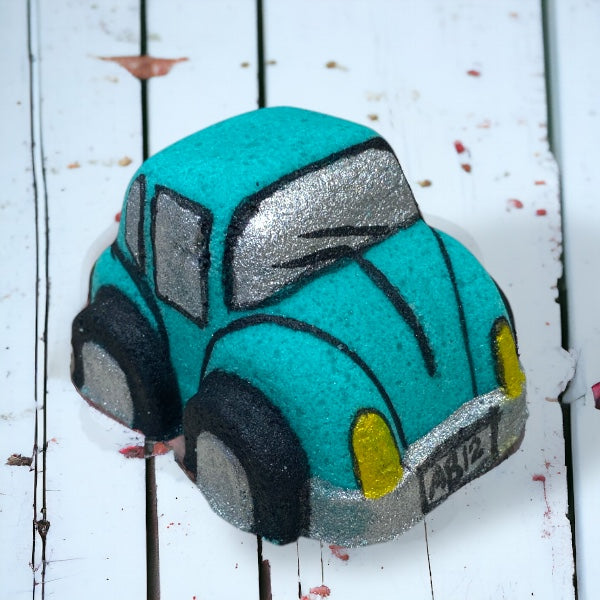 Volkswagen Bug Car Bath Bomb - Teal - Calla Lily Cosmetics + CL kids