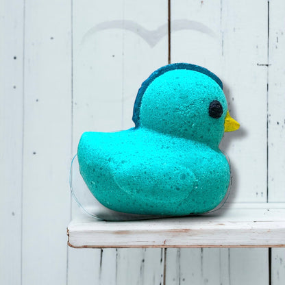 Duckie Bath Bomb - Teal - Calla Lily Cosmetics + CL kids