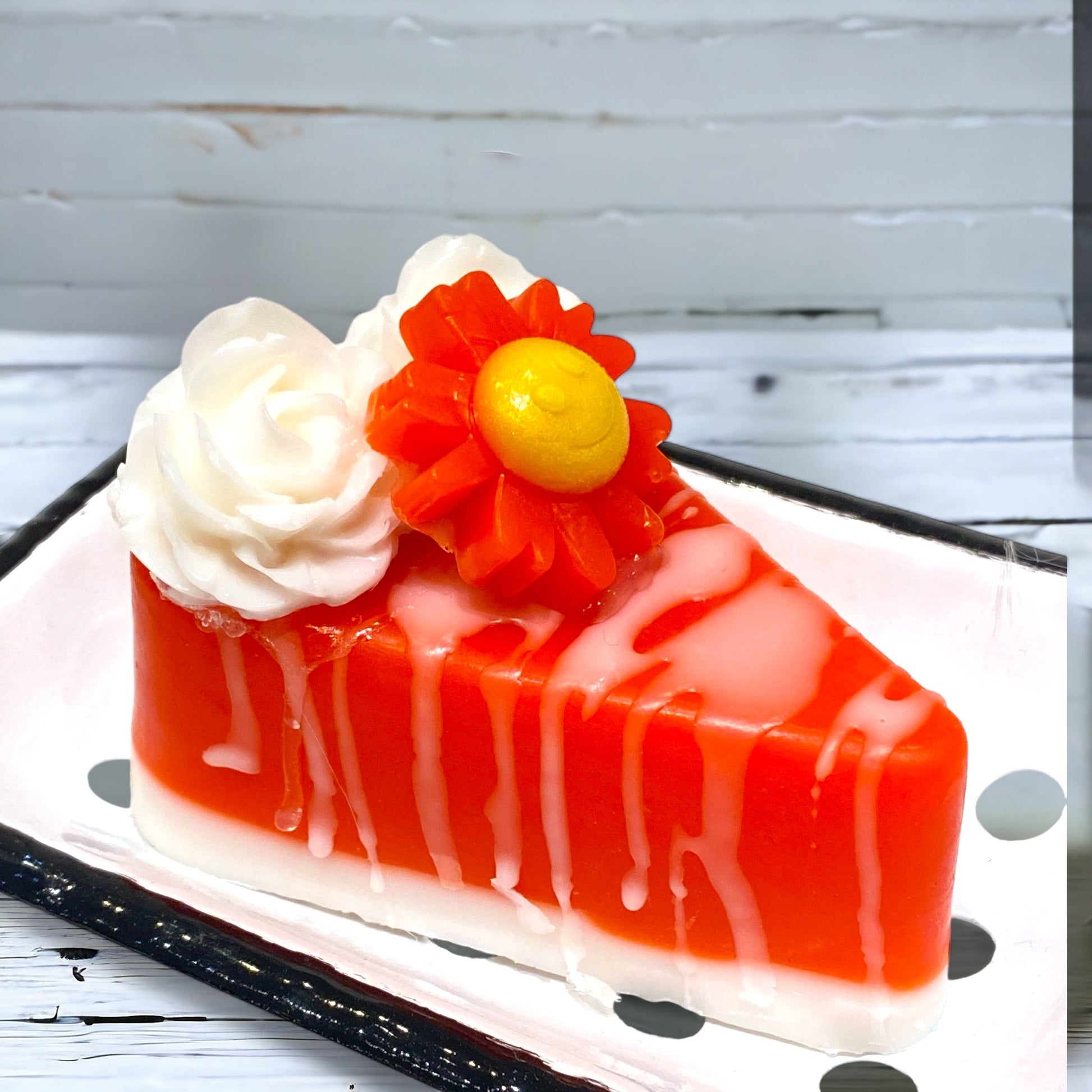 Cake Slice Soap - Red Orange - Calla Lily Cosmetics + CL kids