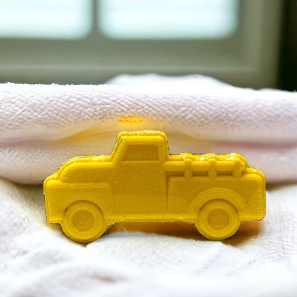Vintage Truck Bath Bomb - Yellow - Calla Lily Cosmetics + CL kids