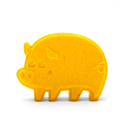 Piggy Bath Bomb - Yellow - Calla Lily Cosmetics + CL kids