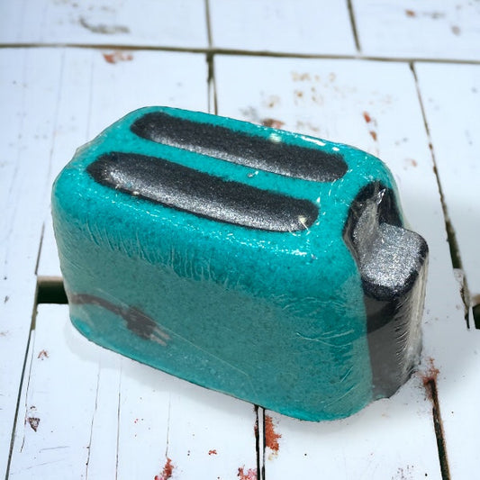 Toaster Bath Bomb - Teal - Calla Lily Cosmetics + CL kids