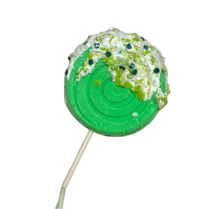 Lollipop Bath Bomb - Green - Calla Lily Cosmetics + CL kids