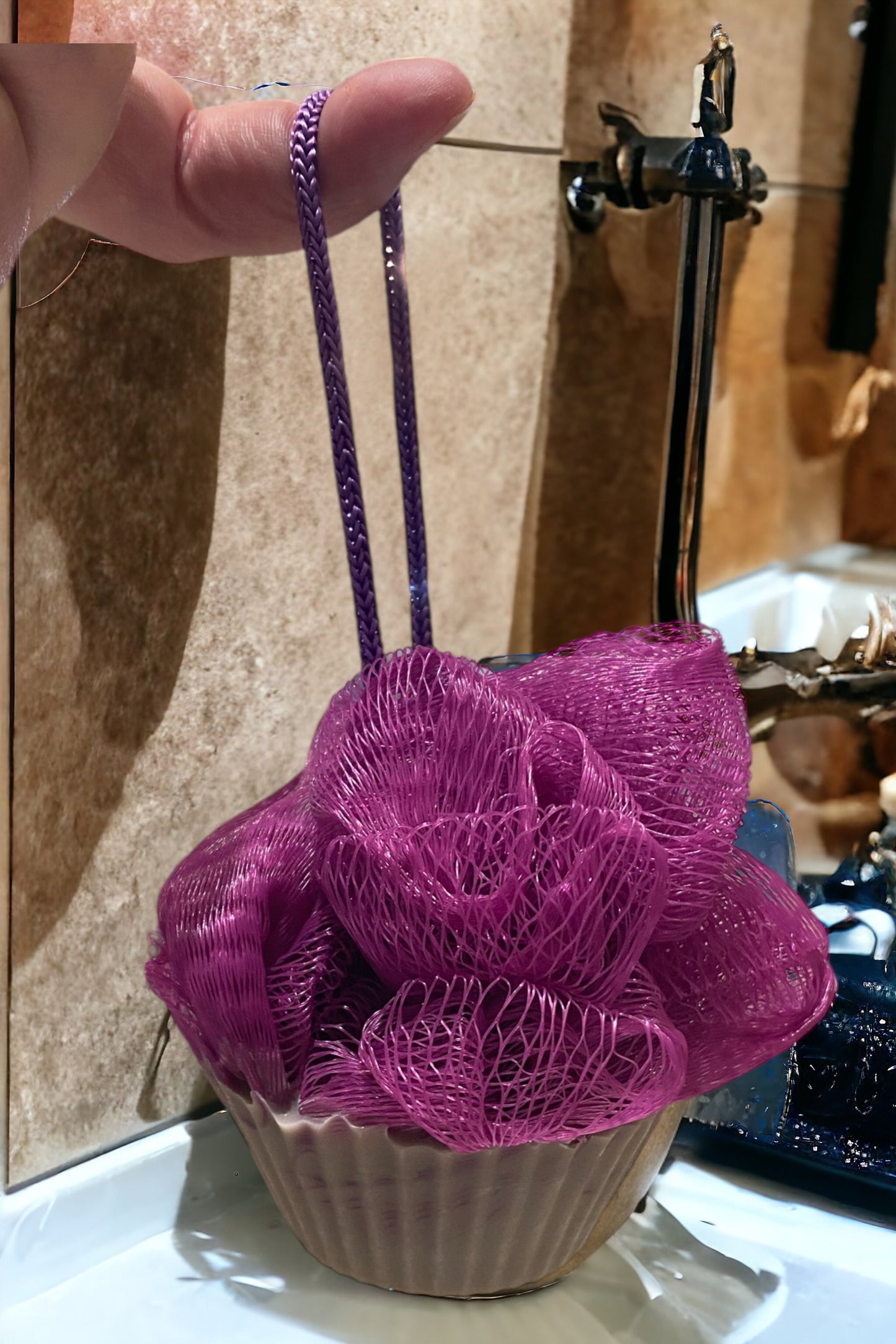 Oatmeal Soap A Rope with A Twist - Dark Crystal