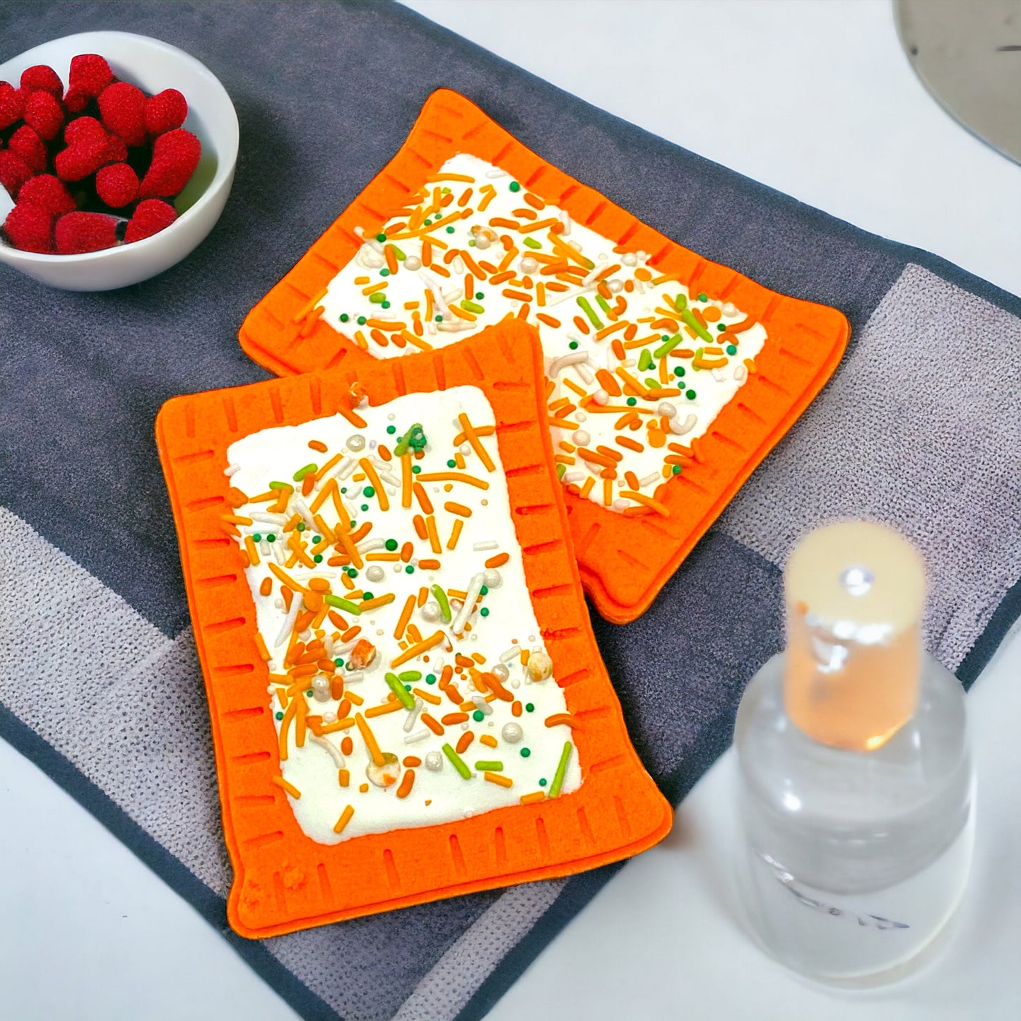 Pop Tart Bath Bomb - Orange - Calla Lily Cosmetics + CL kids